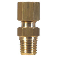 5/8 in. Compression X 1/2 in. D Male Brass Connector (Pack of 5)