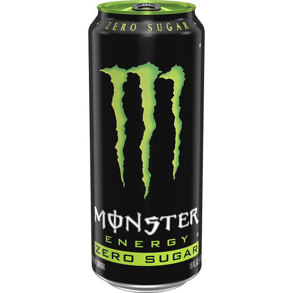 Monster Energy Zero Sugar Sugar Free Original Energy Drink 16 fl. oz. (Pack of 24)