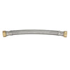 Homewerks 3/4 in. FIP X 3/4 in. D FIP 12 in. Braided Stainless Steel Water Heater Supply Line