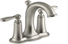 Kohler Brushed Nickel Centerset Bathroom Sink Faucet 4 in.