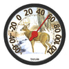 Taylor Deer Design Dial Thermometer Plastic Multicolored 13.25 in.