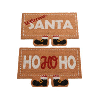 Decoris Multicolored Doormat Coir Indoor Christmas Decor 0.6 in. (Pack of 8)