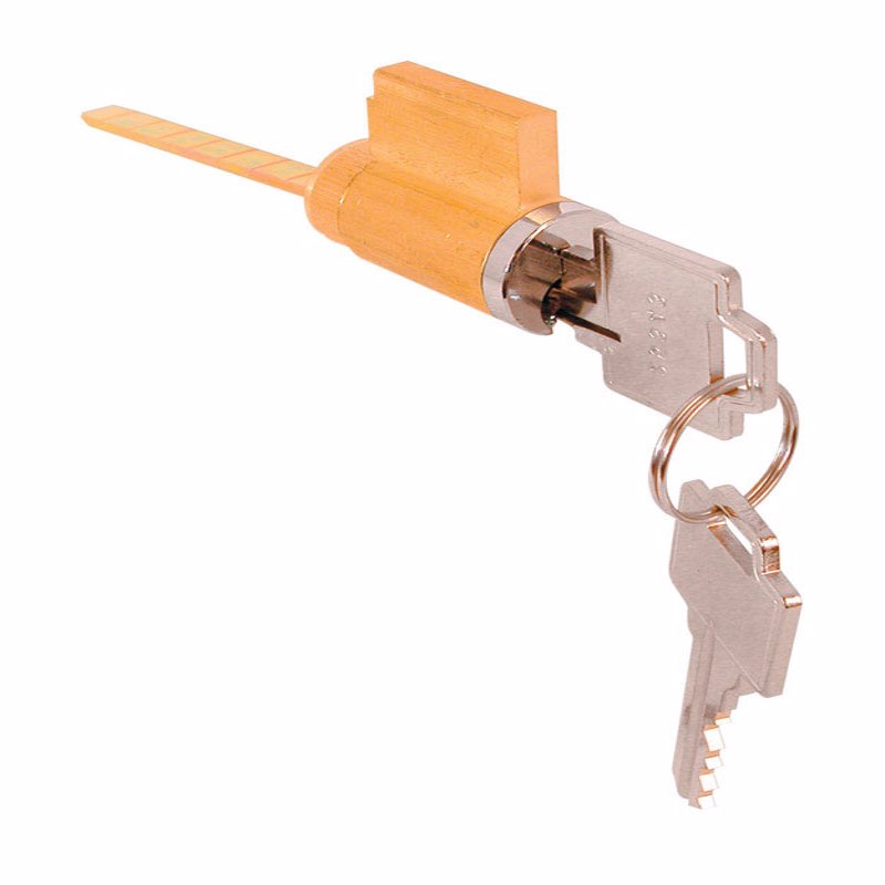 Prime Line Brass Plated 5-Pins 2-Blades Keyed KW Cylinder Lock 1.25 L ...