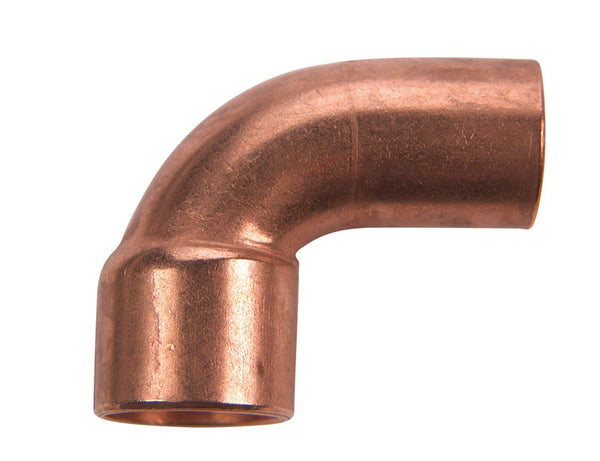 Codo de calle Mueller Streamline de cobre soldado de 3/8 pulg. x 3/8 pulg. de diámetro