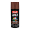 Krylon Fusion All-In-One Satin Espresso Paint + Primer Spray Paint 12 oz (Pack of 6).