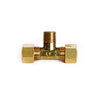 3/8 in. Compression X 3/8 in. D Compression Brass Reducing Tee (Pack of 5)
