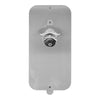 Magnet Source Pop N Catch Brushed Nickel Silver Stainless Steel Manual Magnetic Bottle Opener