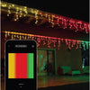 Twinkly LED Mini Multicolored/Warm White 190 ct Icicle Christmas Lights - Open Box