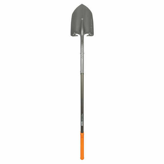 Fiskars Pro 60 in. Steel Digging Shovel Aluminum Handle