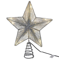 Celebrations LED Warm White Star Tree Topper 14 in. (Pack of 6)