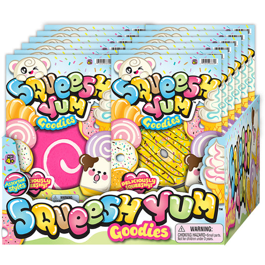Squeesh Yum Toy Foam Assorted (Pack of 12).