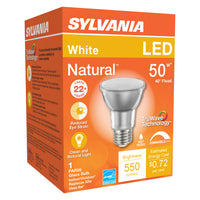 Sylvania Natural PAR20 E26 (Medium) LED Floodlight Bulb White 50 Watt Equivalence 1 pk