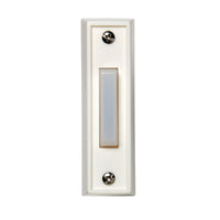 Honeywell White Plastic Wired Pushbutton Doorbell