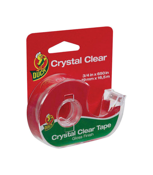 Duck 3/4 in. W x 650 in. L Gift Wrapping Tape Clear (Pack of 12)