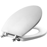 Mayfair by Bemis Edgewater Round White Enameled Wood Toilet Seat - Deal of The Week