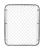 YardGard 48 in. H 12 Ga. Galvanized Silver Metal Chain Link Fence Gate