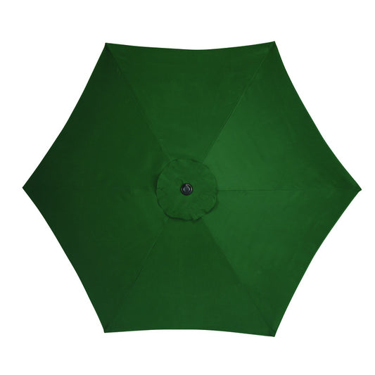 Living Accents Patio Green/Black Steel Polyester Umbrella