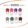 Korky Genuine TOTO Universal Toilet Flapper, 3 in.