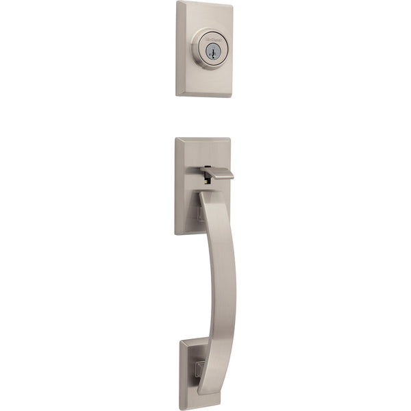 Juego de manijas Tavaris 800TVH LIP 15 SMT 6AL STRKP para modelos 966 - Níquel satinado