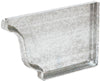 Amerimax 2.875 in. H x 4 in. W x 4 in. L Metallic Galvanized Steel K Right End Cap