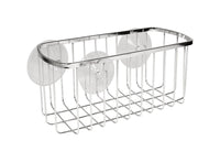 iDesign 4  H X 9 in. W X 4 in. L Chrome Silver Shower Basket - Deal of The Week