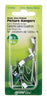Hillman AnchorWire Silver Conventional Picture Hanger Steel 6 pk 30 lb. (Pack of 10)