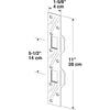 Prime-Line 11 in. H X 5-1/2 in. L Satin Nickel Steel Door Strike