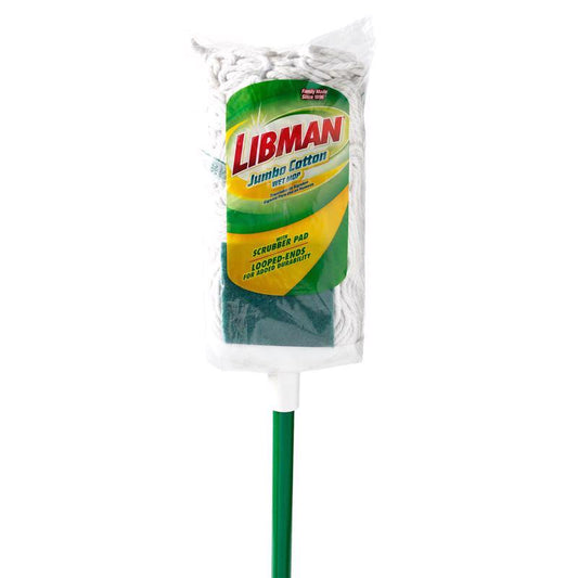 Libman Jumbo 6.38 in. W Wet Mop (Pack of 6)