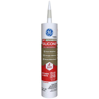 General Electric Almond Silicone Low Odor Kitchen and Bath Sealant 10.1 oz. (Pack of 12)