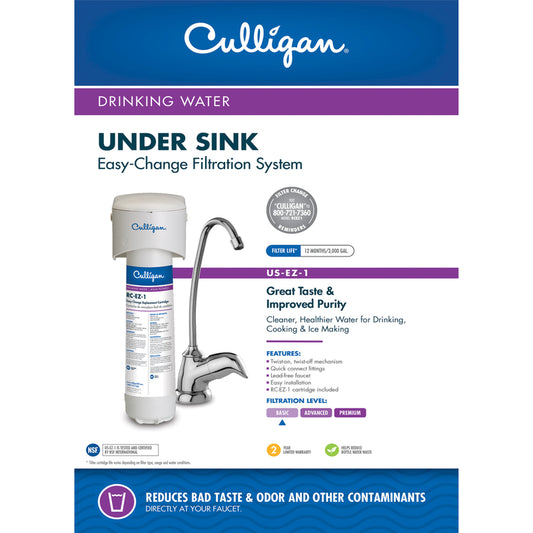 Culligan Under Sink Water Filtration System For Culligan