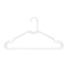 Whitmor Plastic White Hanger 3 pk