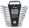 Performance Tool 12 Point Metric Combination Wrench Set 11 pc