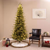 Holiday Bright Lights 1-2 Tree 7-1/2 ft. Slim LED 1582 ct Easton Spruce Cascading Color Changing Chr