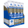 GE White Non-Paintable Shrink & Crack-Proof Silicone Sealant 2.8 oz.