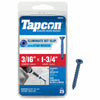 Tapcon 1-3/4 in. L Star Flat Head Concrete Screws 25 pk