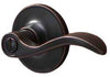Schlage Seville Aged Bronze Bed and Bath Lever Right or Left Handed