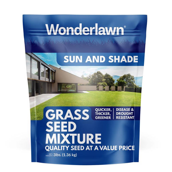 Wonderlawn Mixed Sun or Shade Grass Seed 3 lb