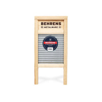 Behrens Double Faced Galvanized Steel Scrub Surface Washboard 14.5 L x 7.25 W in. - Deal of The Week