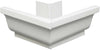 Amerimax 5 in. W X 7.25 in. L White Aluminum K Outside Miter