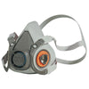 3M Half Face Respirator 6000 Series Gray M 1 pc - Deal of The Week