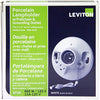 Leviton Porcelain Incandescent Medium Base Pull Chain Socket w/Outlet 1 pk