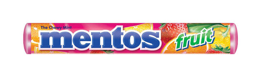 Mentos Assorted Fruit Flavors Chewy Candy 1.32 oz. (Pack of 15)