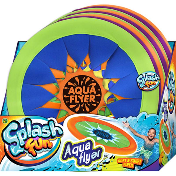 Disco volador de agua Aqua Flyer Splash Fun (paquete de 12)