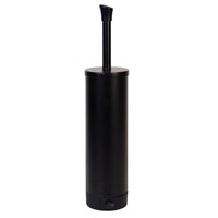 Zenna Home Toilet Bowl Brush & Holder Black