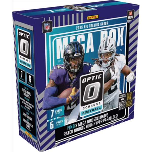 Panini 2025 Donruss Optic Football Mega Box Trading Cards (Pack of 20) - Deal of The Week