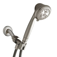 Waterpik PowerSpray Plus Brushed Nickel Plastic 6 settings Handheld Showerhead 1.8 gpm - Deal of The Week