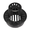 NDS 4 in. Black Round Polyolefin Atrium Grate - Deal of The Week