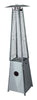Living Accents 40000 BTU Propane Stainless Steel Pyramid Patio Heater 500 sq ft