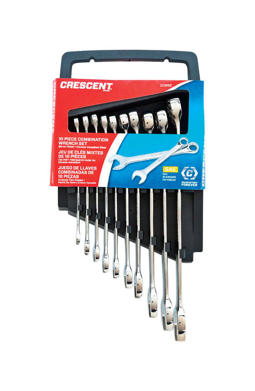 Crescent 12 Point SAE Wrench Set 11.65 in. L 10 pk