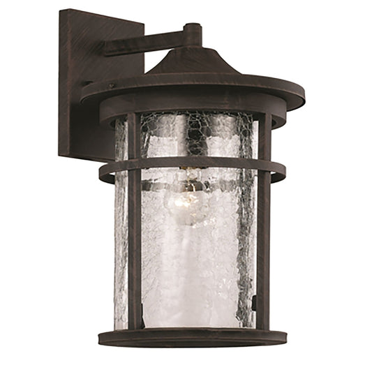 Bel Air Lighting Avalon Rustic Brown Switch Incandescent Wall Lantern